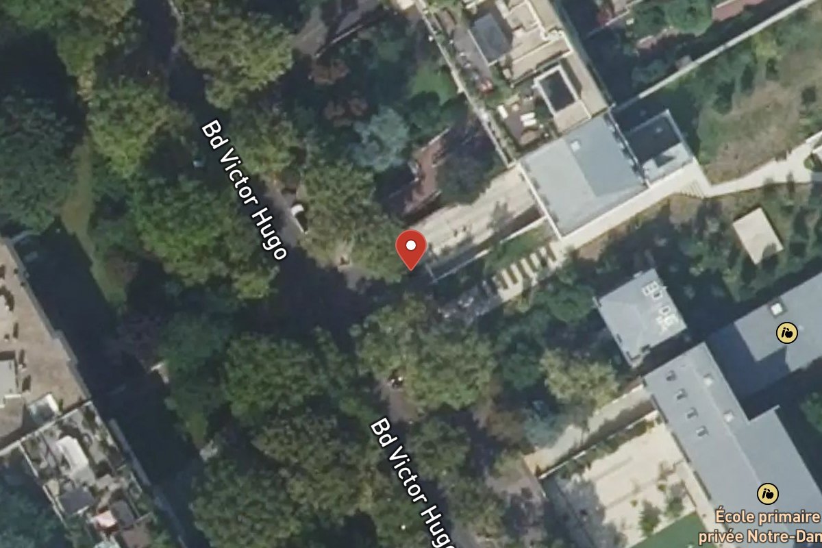 Vue satellite — 48TER Boulevard Victor Hugo