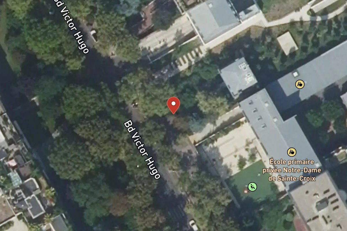 Vue satellite — 48 Boulevard Victor Hugo