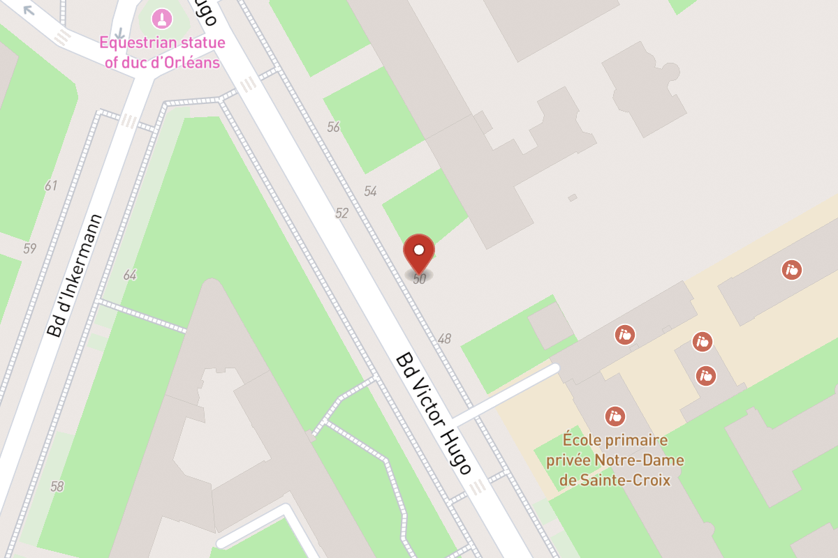 Plan de situation — 50 Boulevard Victor Hugo