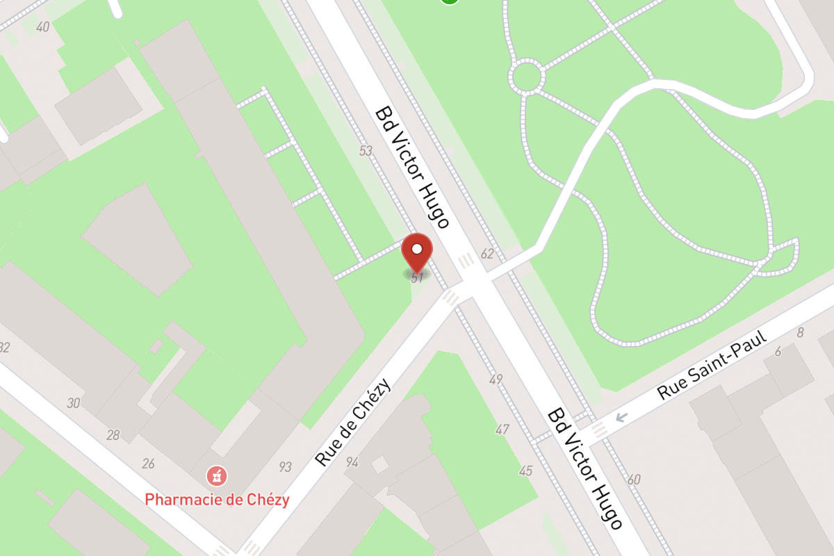 Plan de situation — 51 Boulevard Victor Hugo