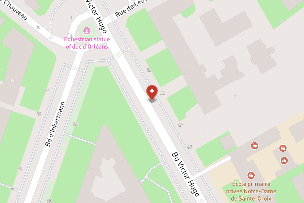 Plan de situation — 52 Boulevard Victor Hugo