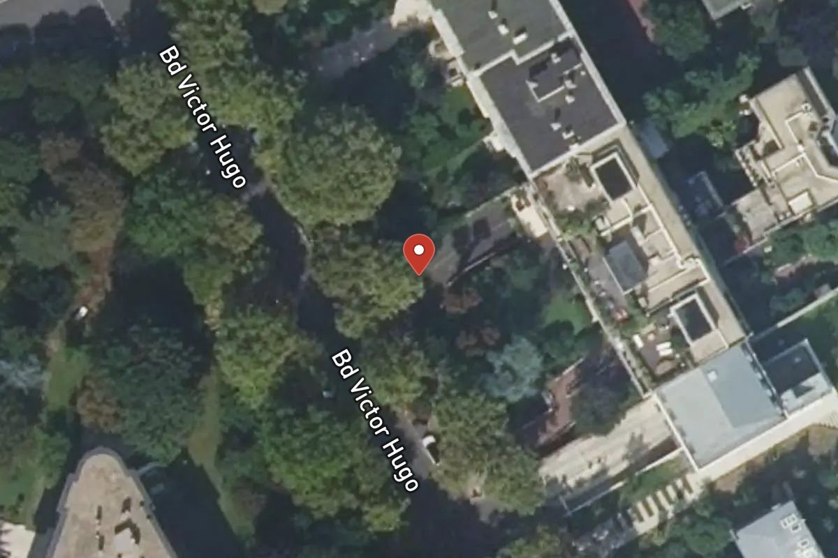 Vue satellite — 54 Boulevard Victor Hugo