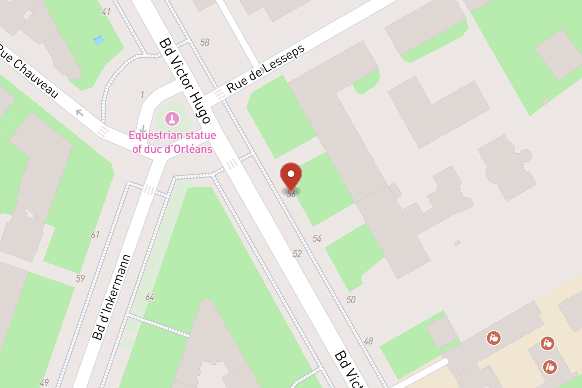 Plan de situation — 56 Boulevard Victor Hugo