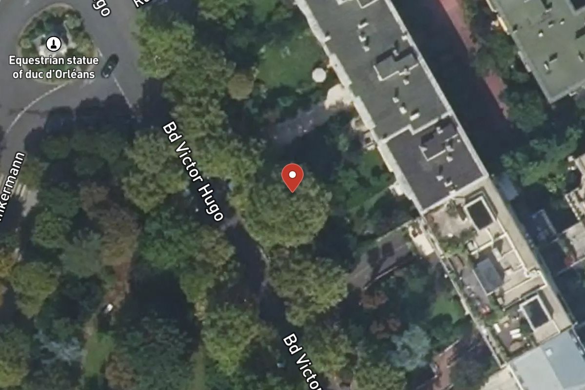 Vue satellite — 56 Boulevard Victor Hugo
