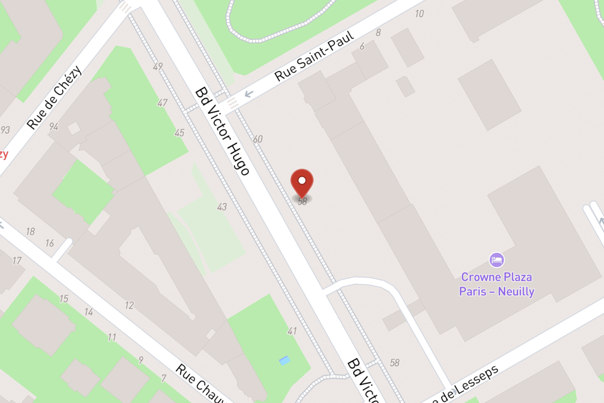 Plan de situation — 58BIS Boulevard Victor Hugo