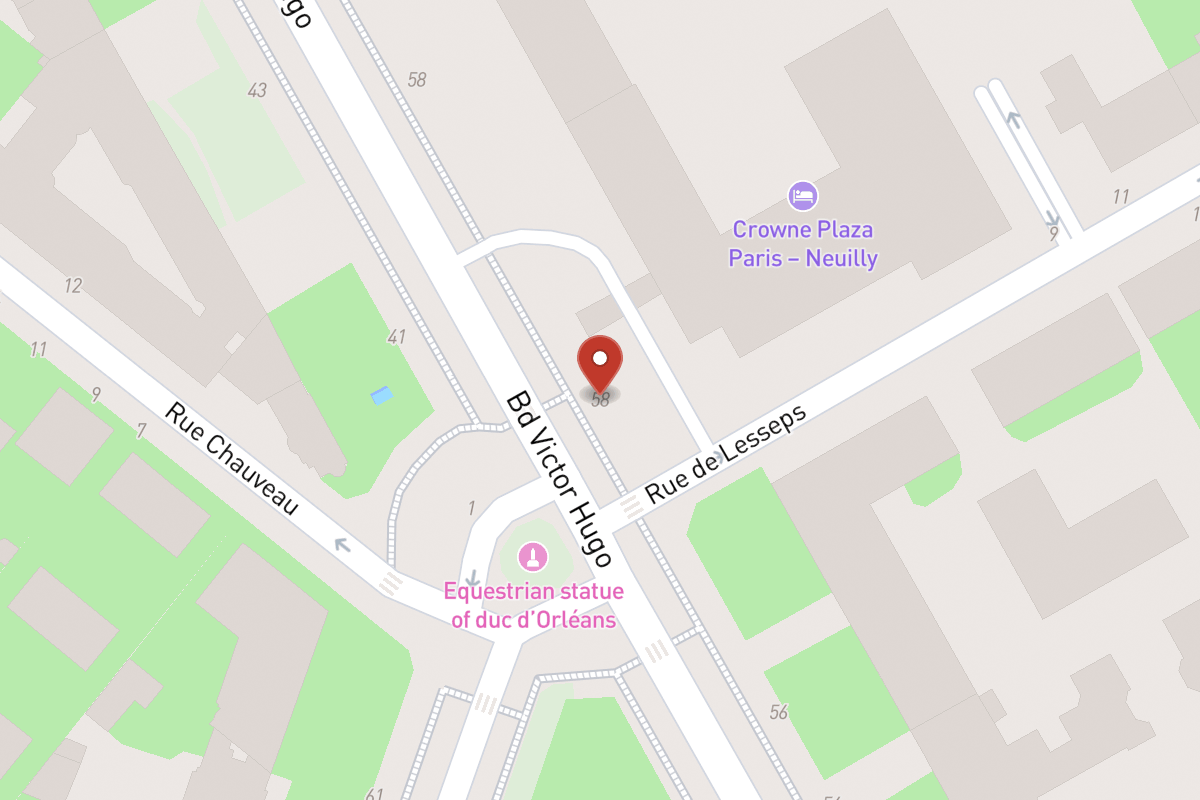 Plan de situation — 58 Boulevard Victor Hugo