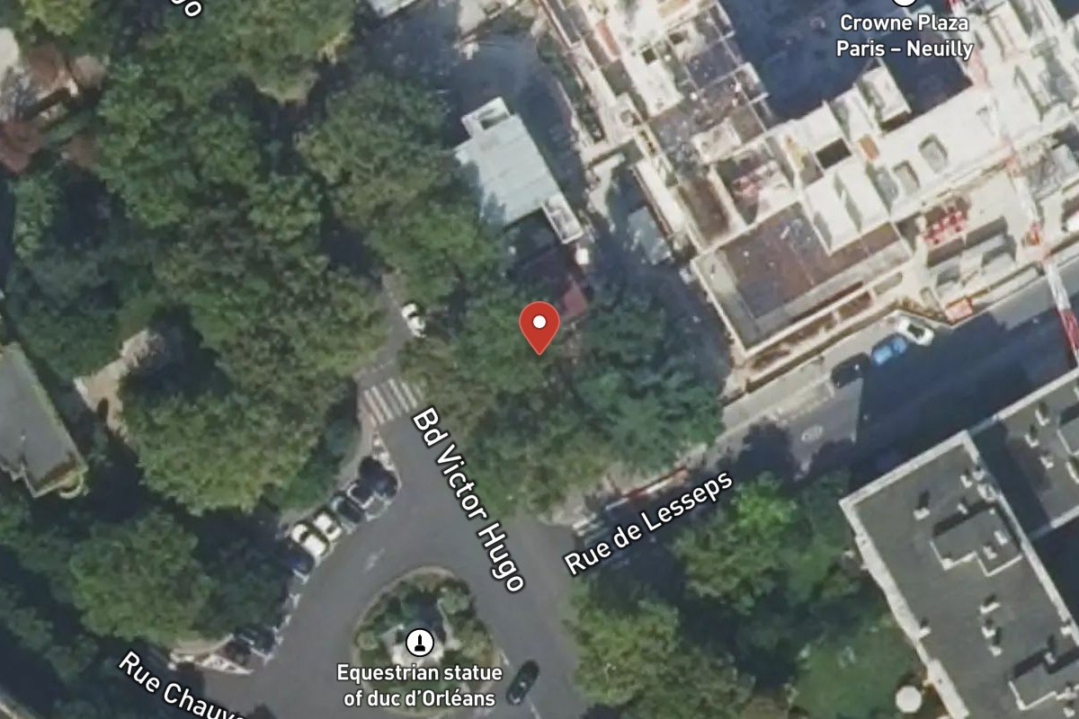 Vue satellite — 58 Boulevard Victor Hugo
