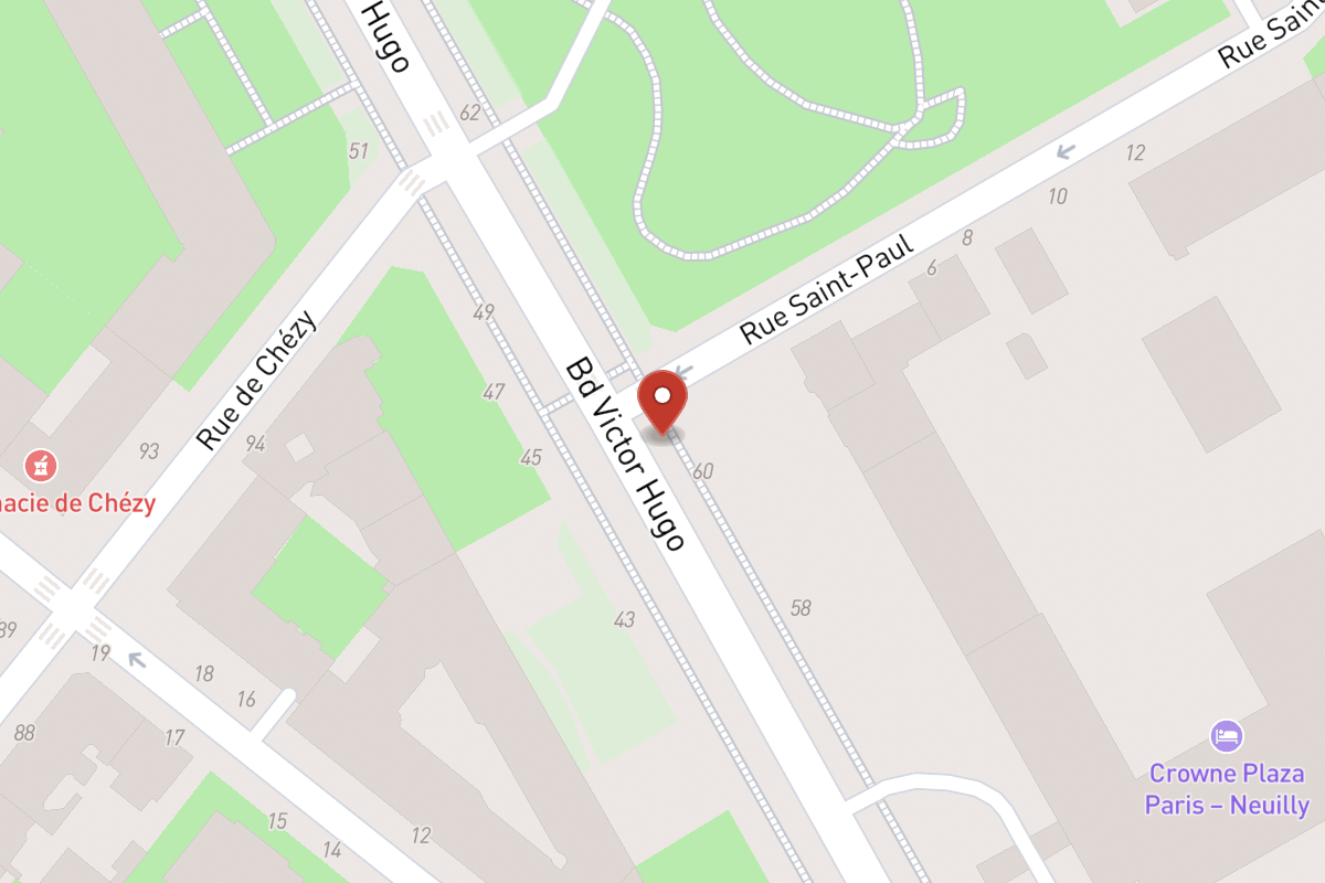 Plan de situation — 60 Boulevard Victor Hugo