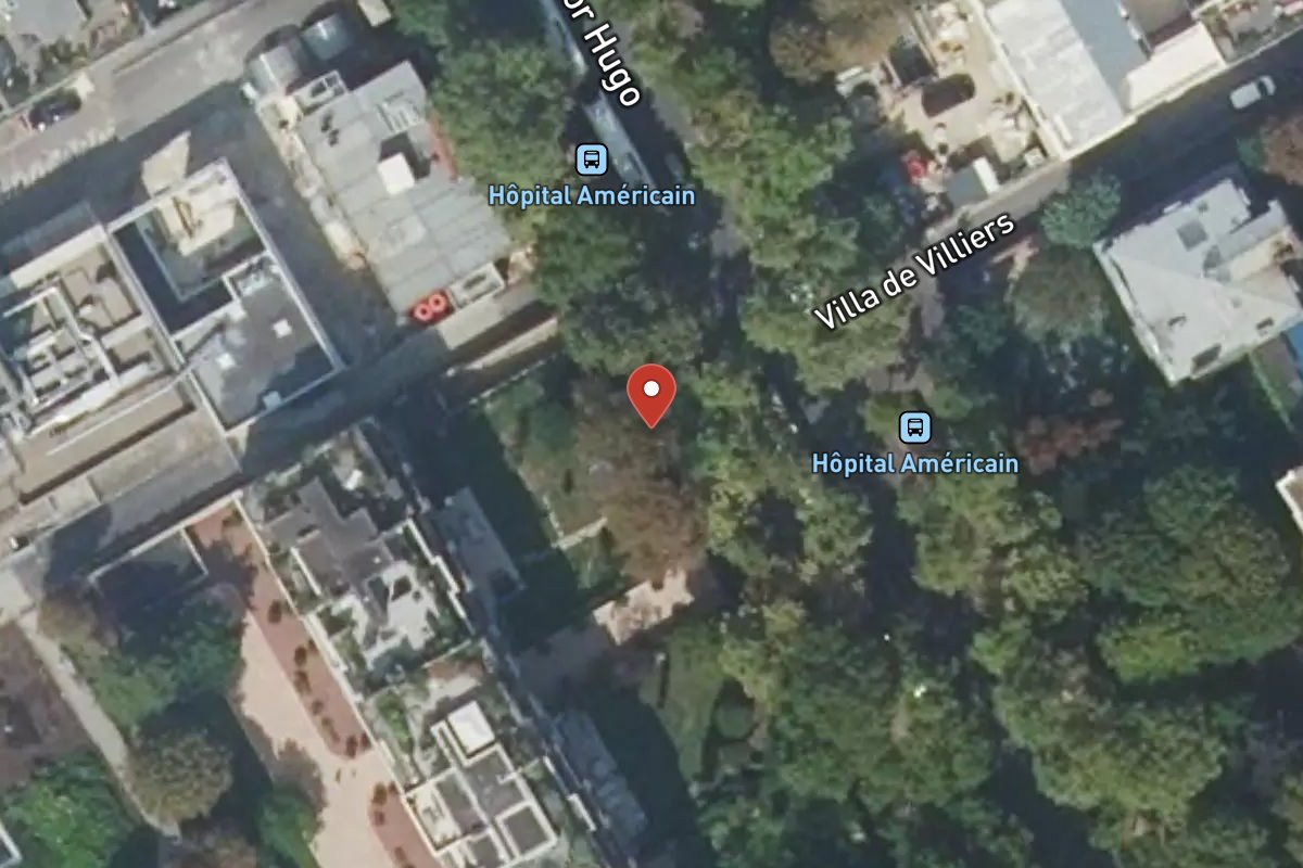 Vue satellite — 61 Boulevard Victor Hugo