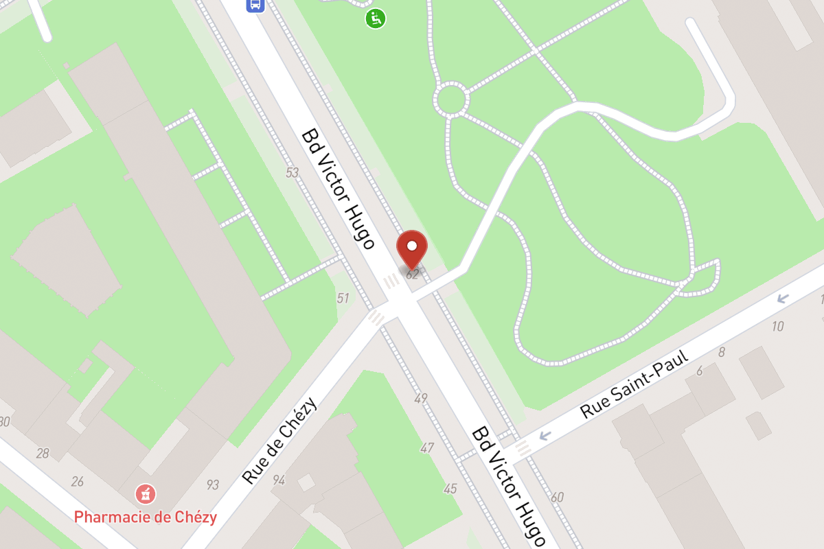 Plan de situation — 62 Boulevard Victor Hugo