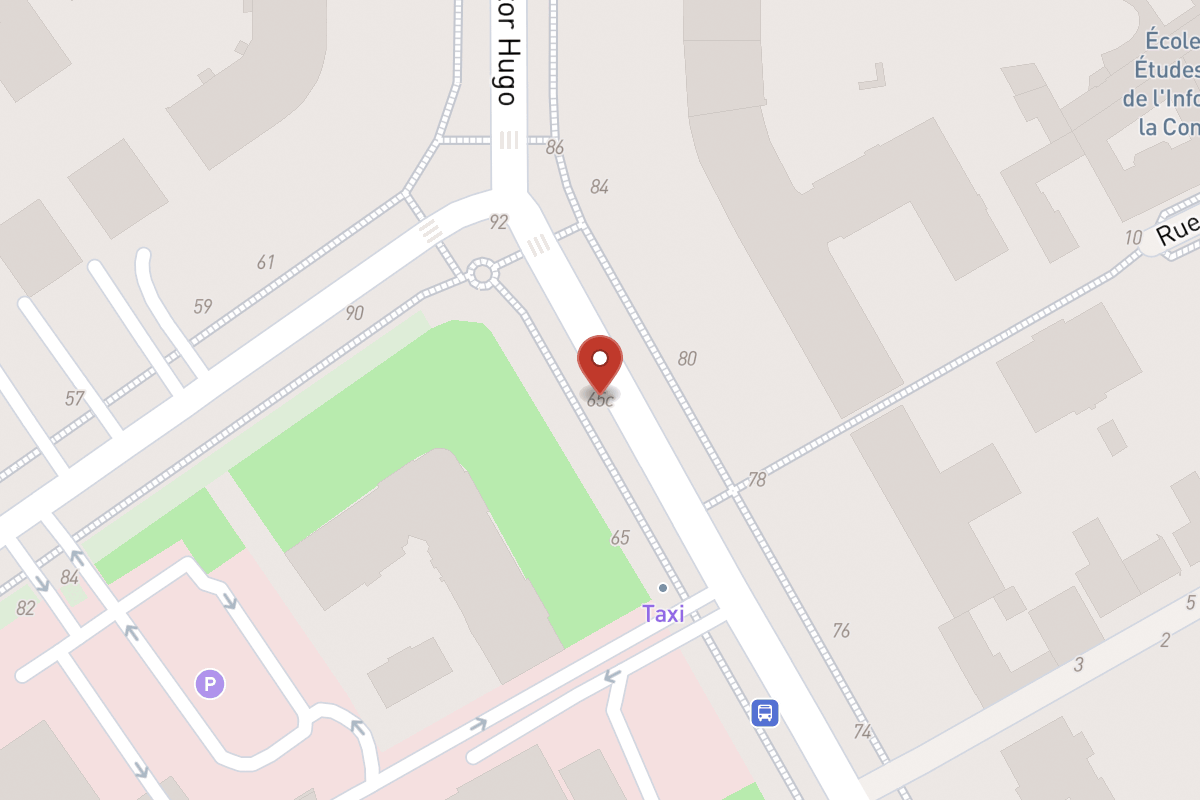 Plan de situation — 65C Boulevard Victor Hugo