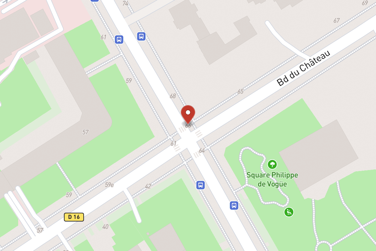 Plan de situation — 66 Boulevard Victor Hugo