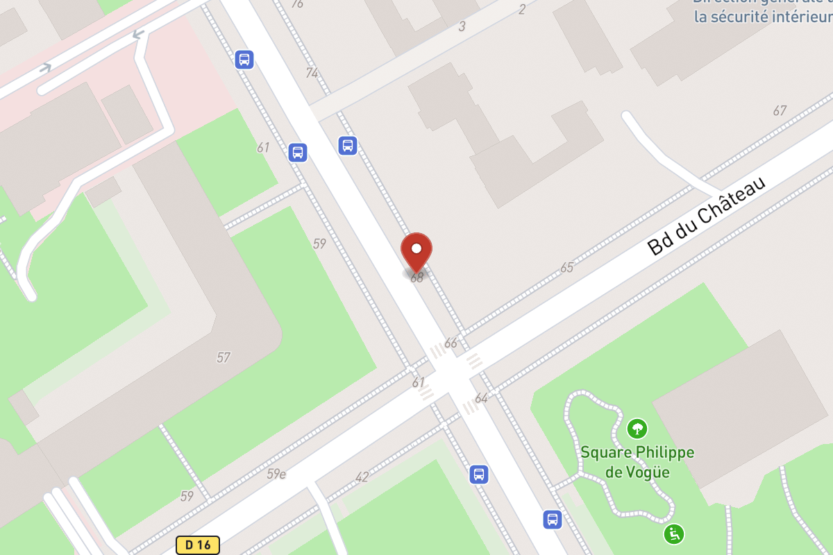 Plan de situation — 68 Boulevard Victor Hugo