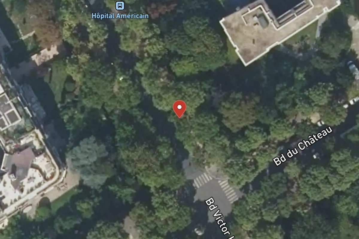 Vue satellite — 68 Boulevard Victor Hugo