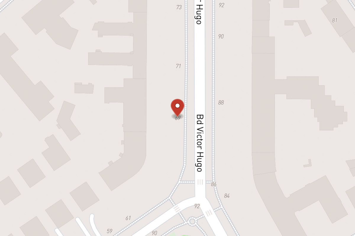 Plan de situation — 69 Boulevard Victor Hugo
