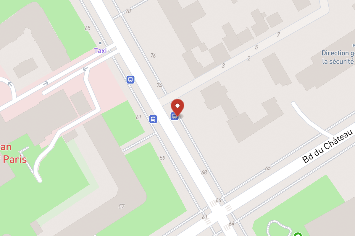 Plan de situation — 70 Boulevard Victor Hugo