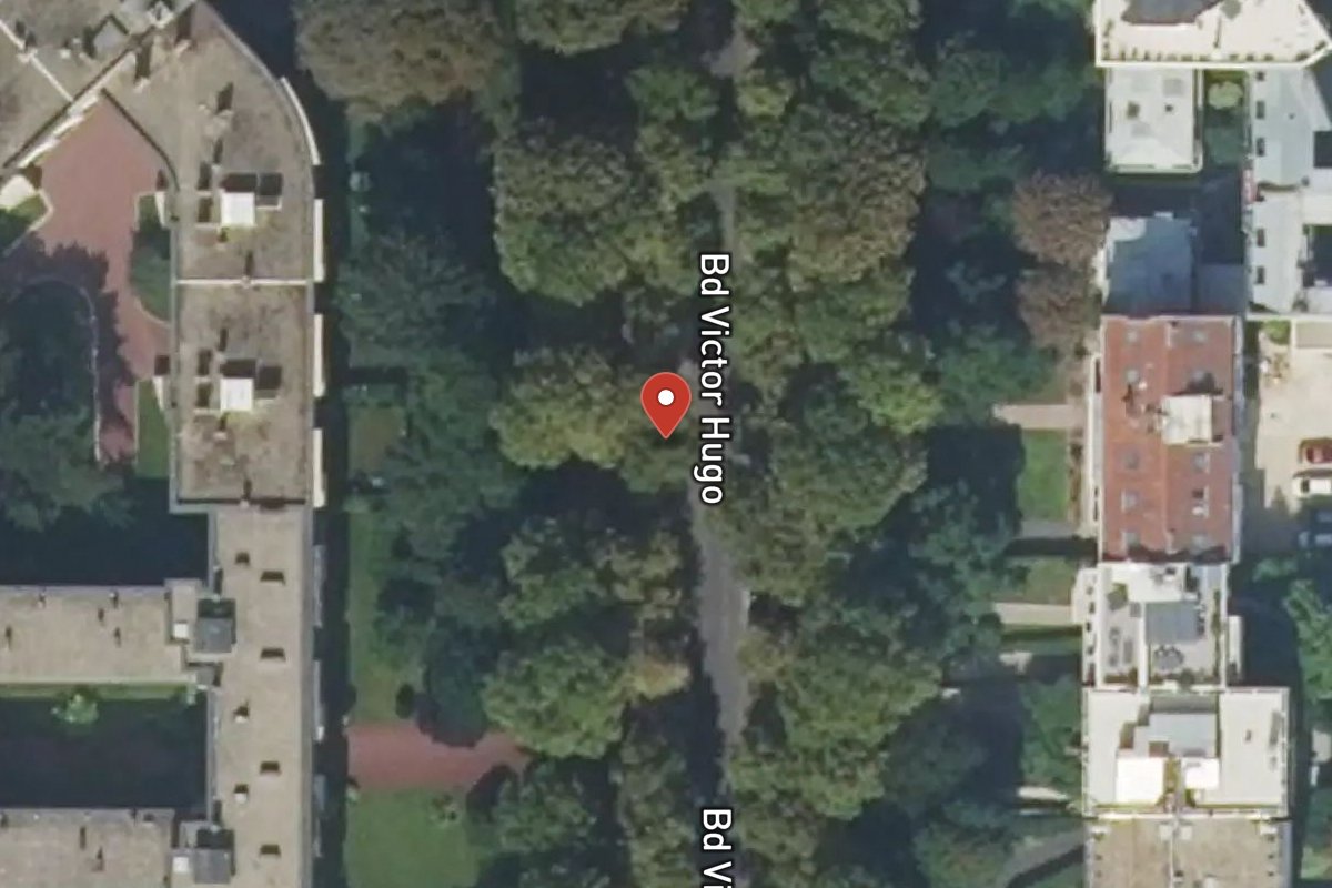 Vue satellite — 73BIS Boulevard Victor Hugo