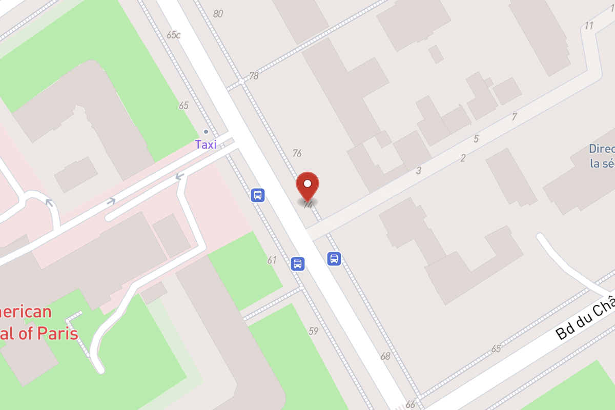 Plan de situation — 74 Boulevard Victor Hugo