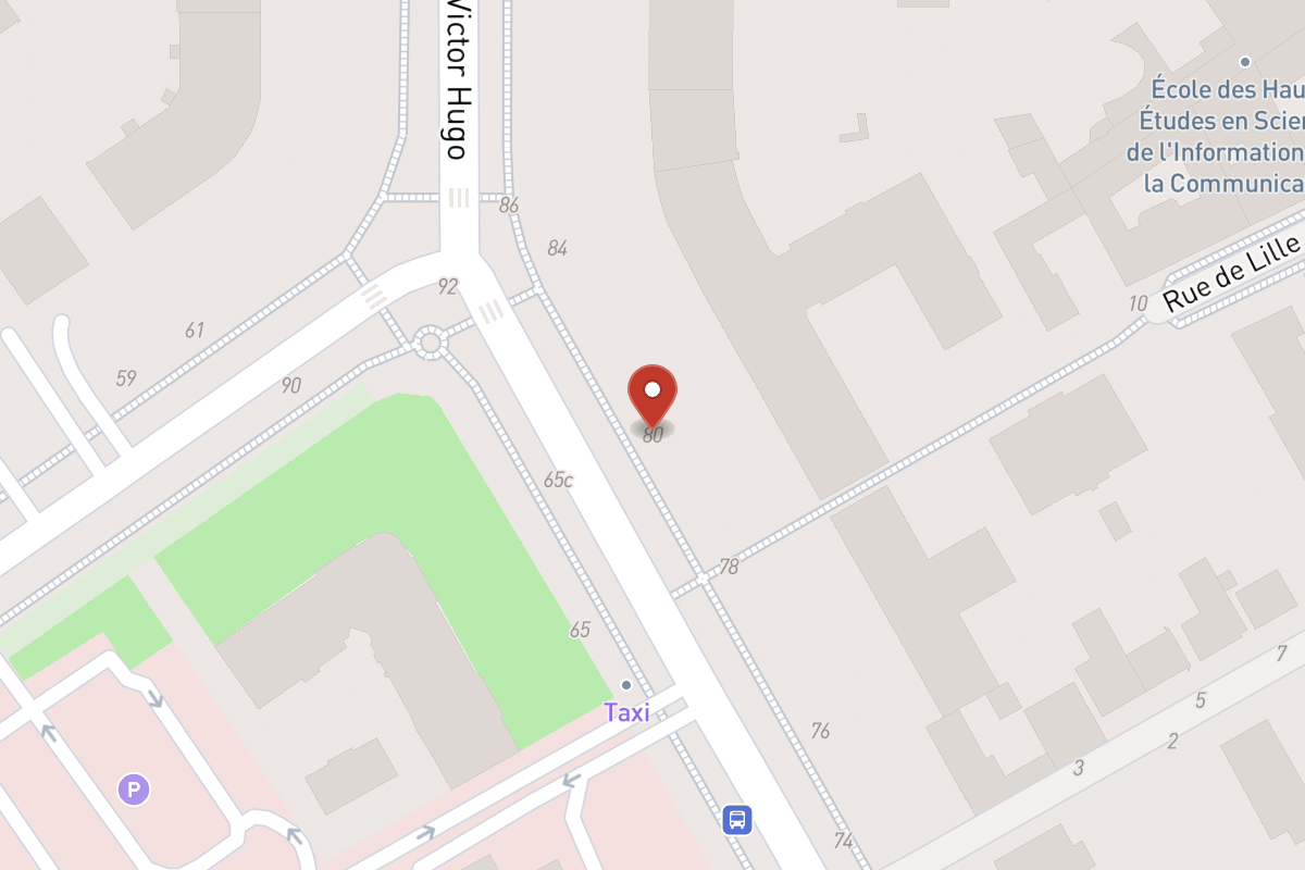 Plan de situation — 80 Boulevard Victor Hugo