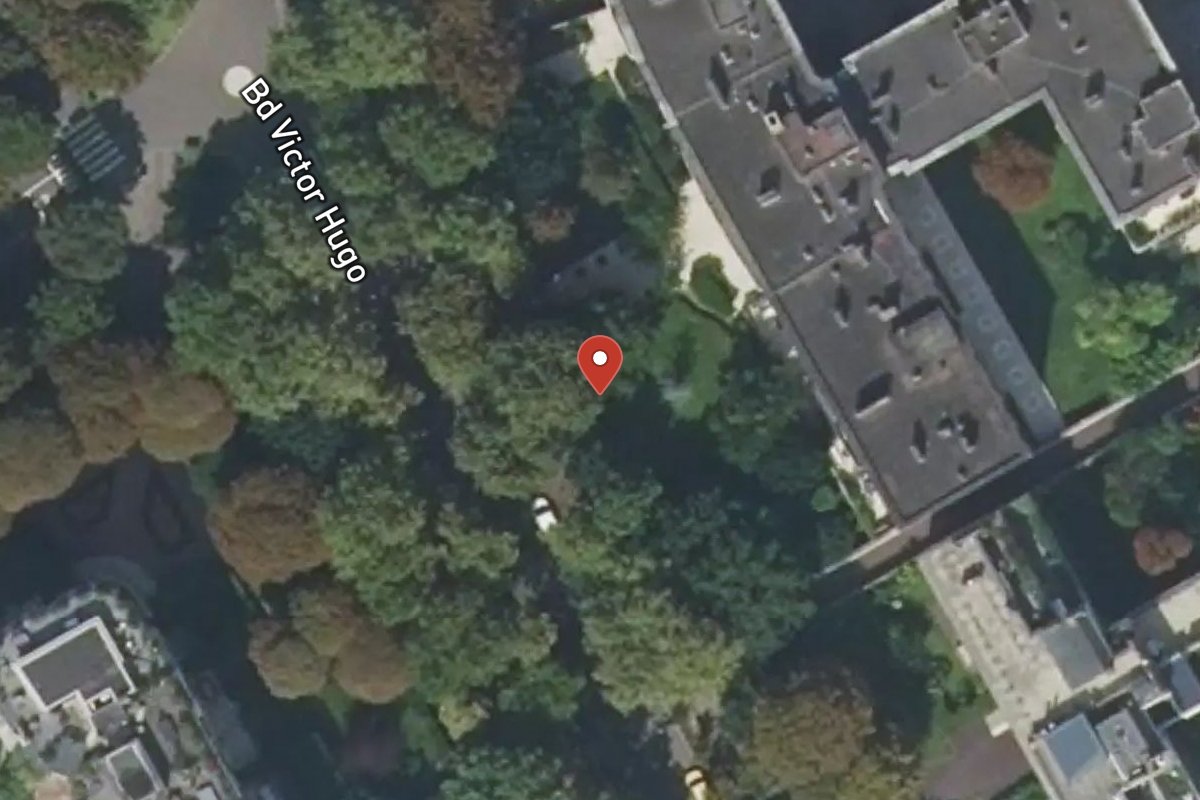 Vue satellite — 80 Boulevard Victor Hugo