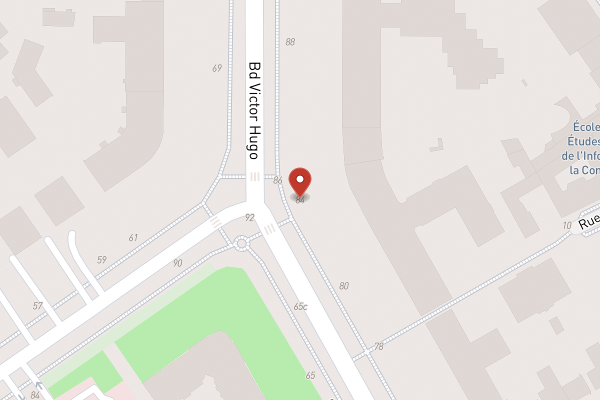 Plan de situation — 84 Boulevard Victor Hugo