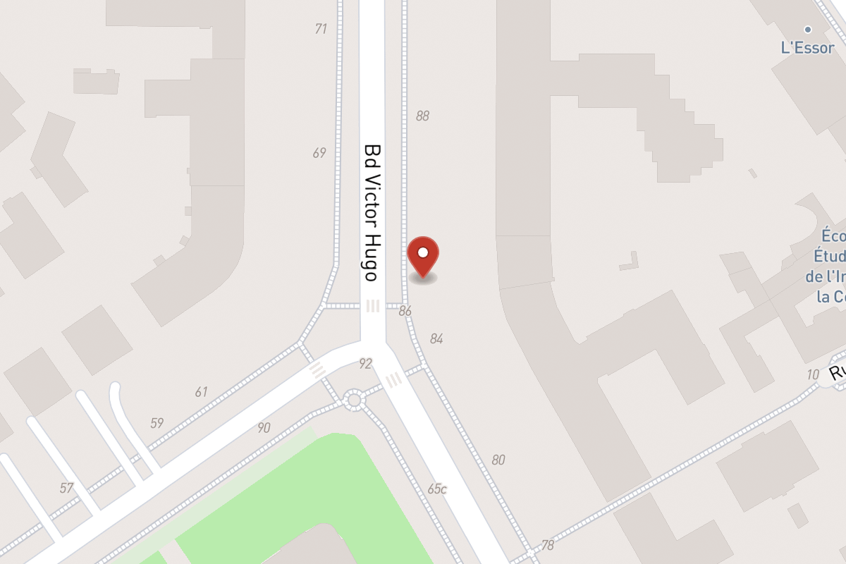 Plan de situation — 86 Boulevard Victor Hugo