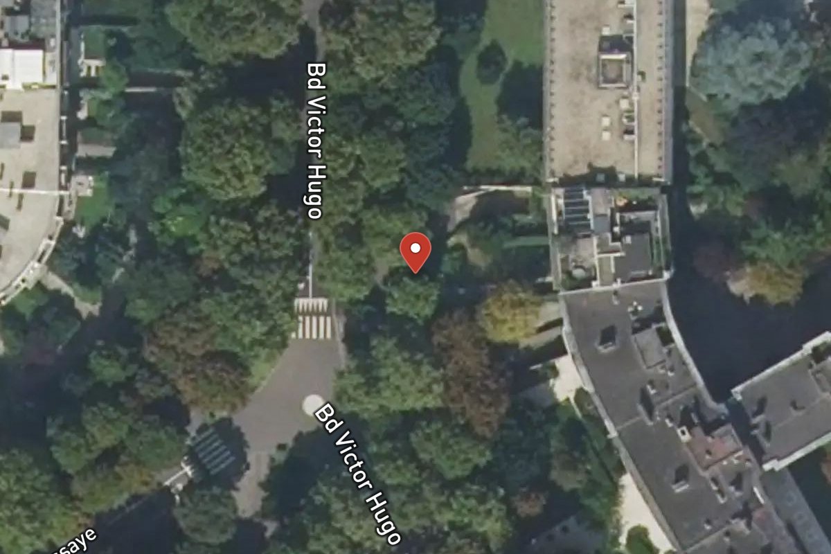 Vue satellite — 86 Boulevard Victor Hugo