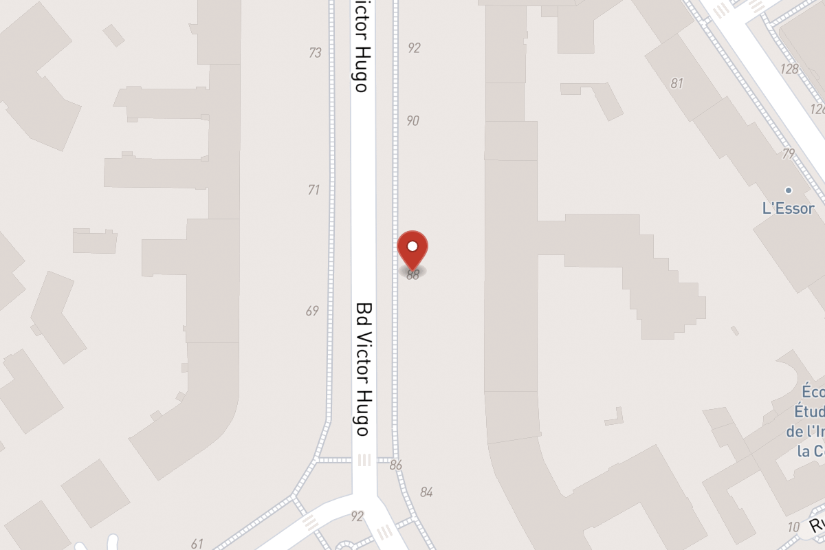 Plan de situation — 88 Boulevard Victor Hugo