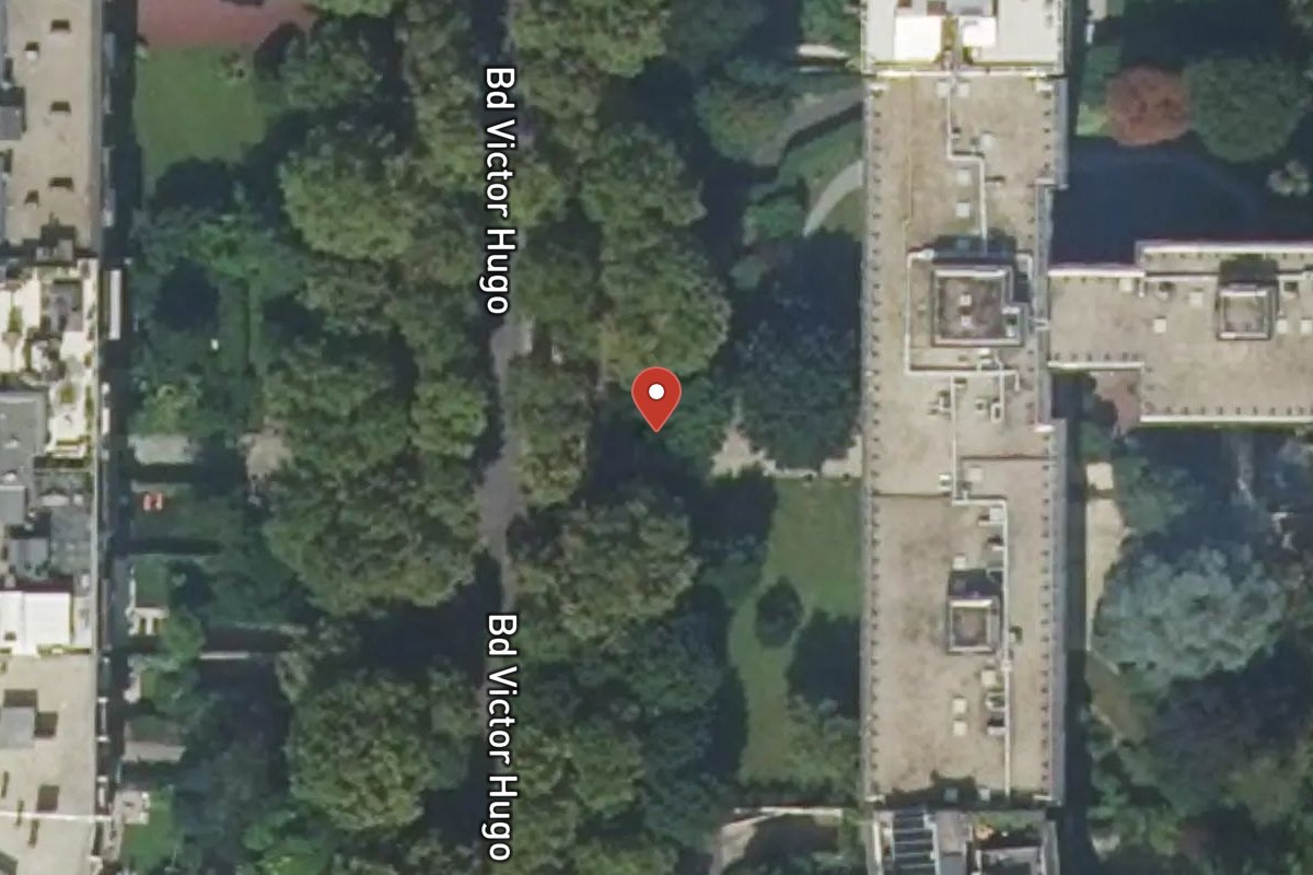 Vue satellite — 88 Boulevard Victor Hugo