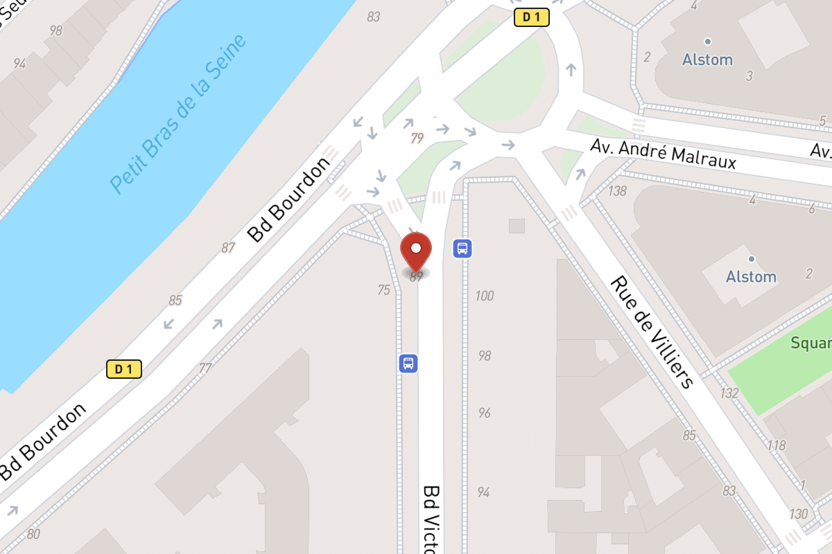 Plan de situation — 89 Boulevard Victor Hugo