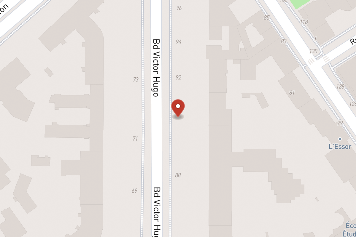 Plan de situation — 90 Boulevard Victor Hugo