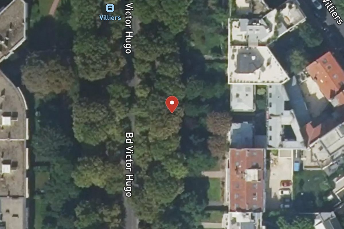 Vue satellite — 94 Boulevard Victor Hugo