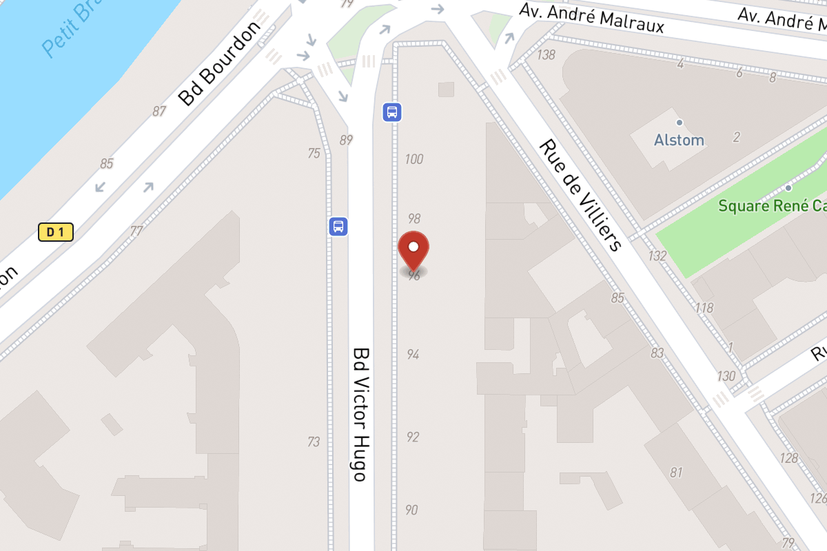 Plan de situation — 96 Boulevard Victor Hugo