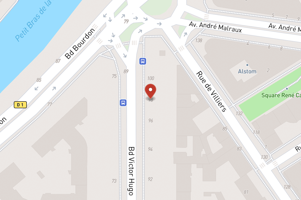 Plan de situation — 98 Boulevard Victor Hugo