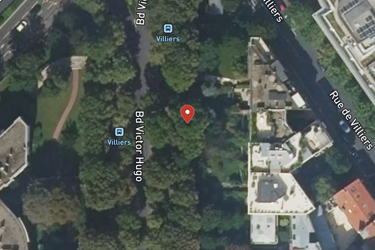 Vue satellite — 98 Boulevard Victor Hugo
