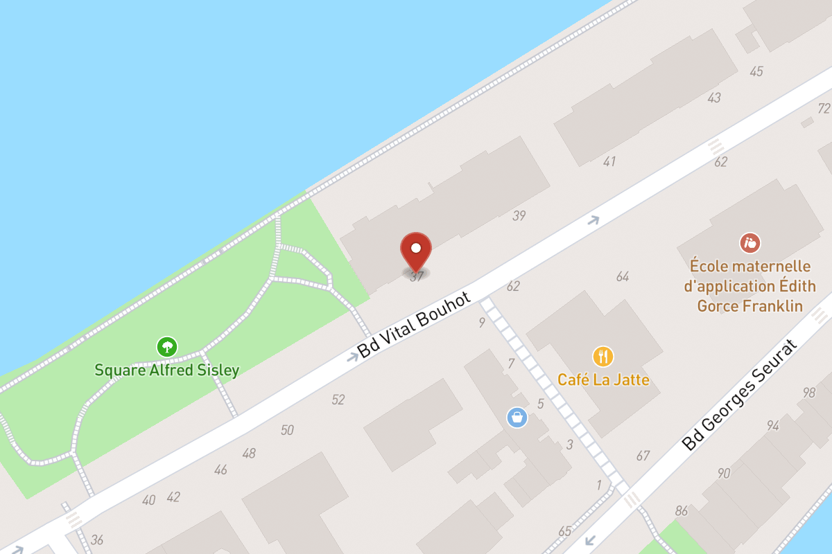 Plan de situation — 37 Boulevard Vital Bouhot