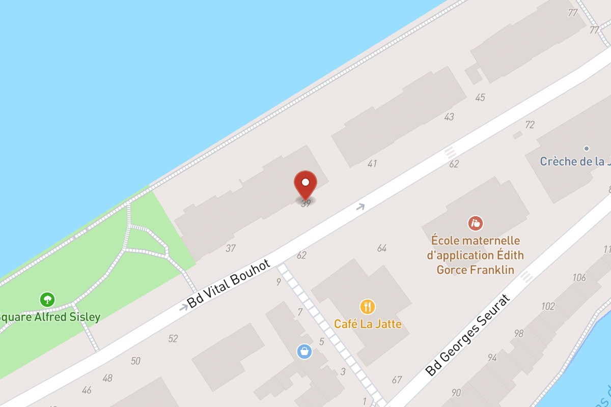 Plan de situation — 39 Boulevard Vital Bouhot