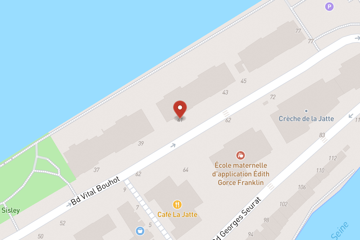 Plan de situation — 41 Boulevard Vital Bouhot