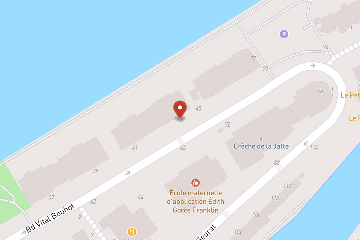 Plan de situation — 43 Boulevard Vital Bouhot