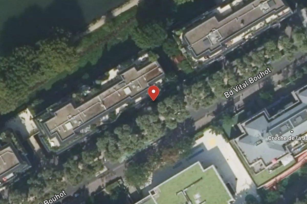 Vue satellite — 43 Boulevard Vital Bouhot