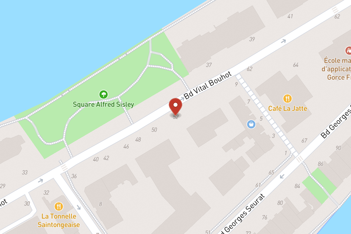 Plan de situation — 52 Boulevard Vital Bouhot