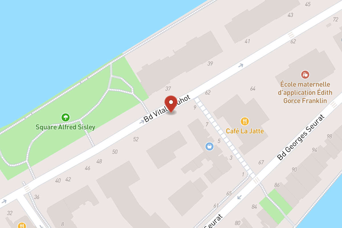 Plan de situation — 58 Boulevard Vital Bouhot