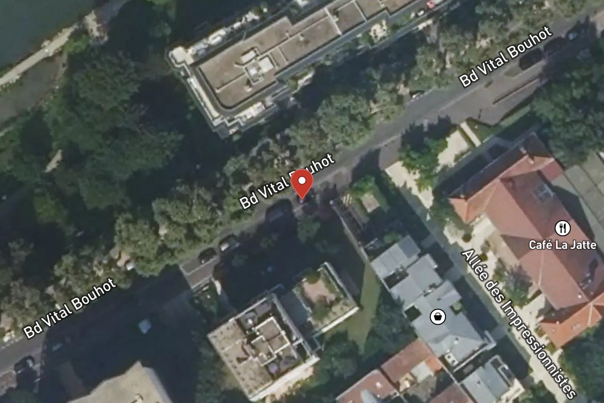 Vue satellite — 58 Boulevard Vital Bouhot