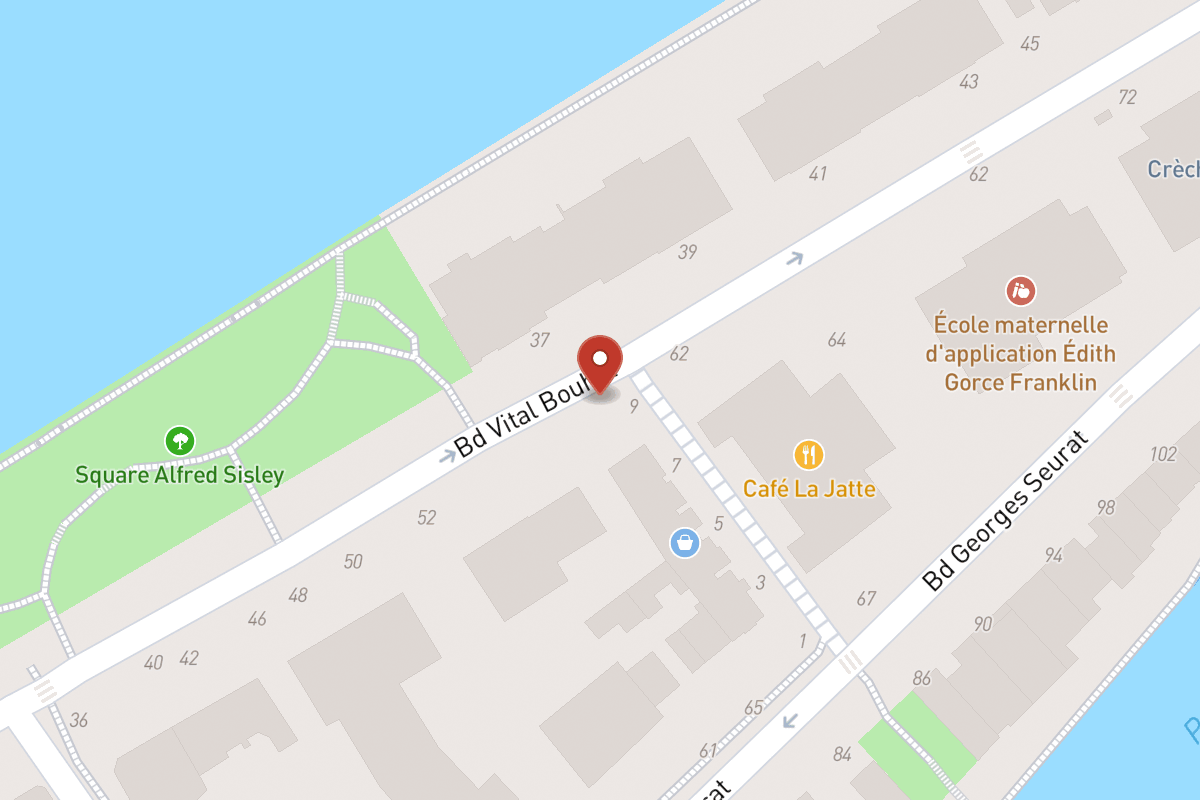 Plan de situation — 60 Boulevard Vital Bouhot