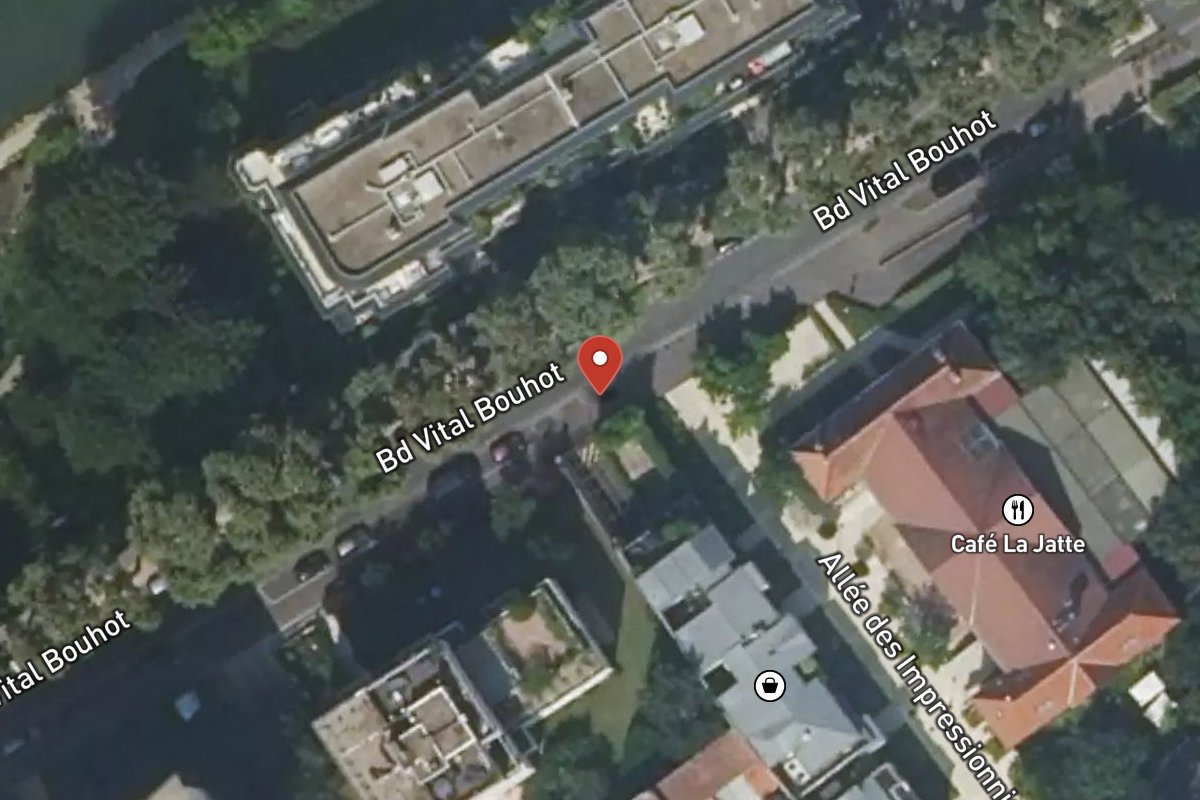 Vue satellite — 60 Boulevard Vital Bouhot