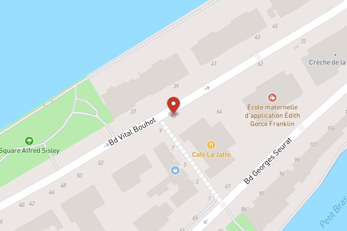 Plan de situation — 62 Boulevard Vital Bouhot