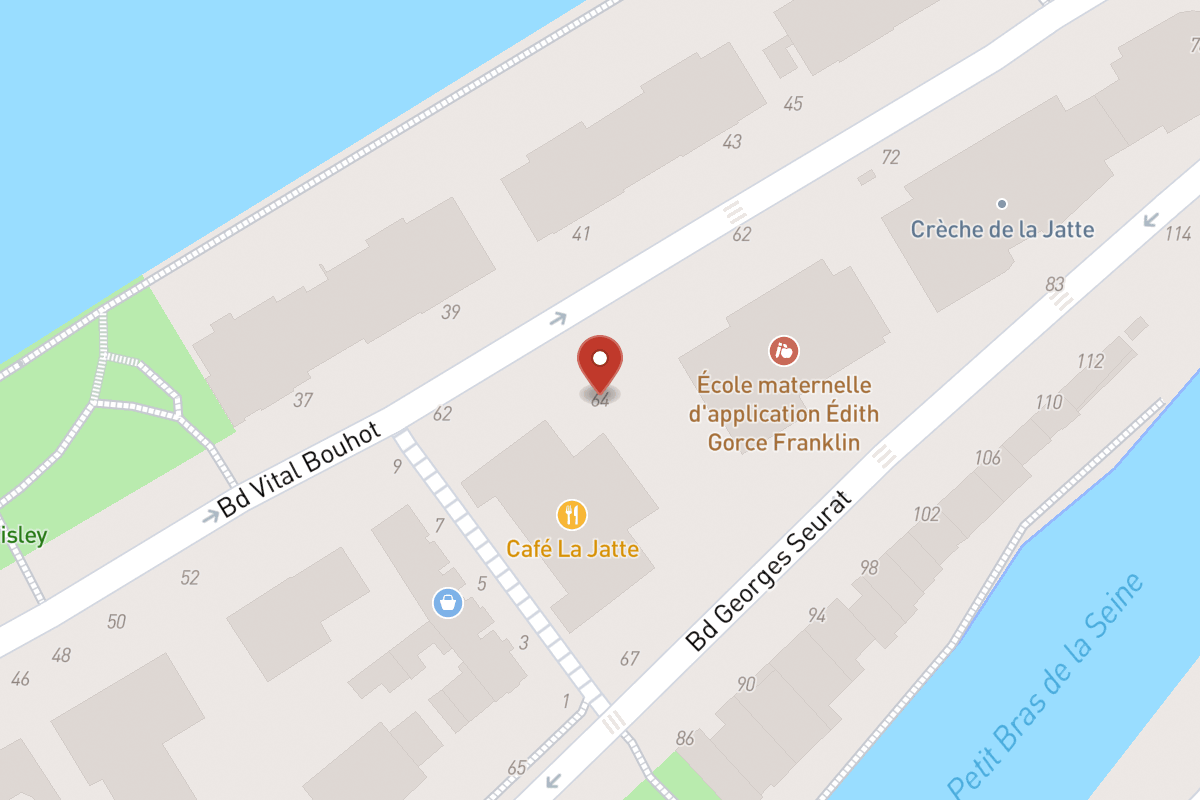 Plan de situation — 64 Boulevard Vital Bouhot