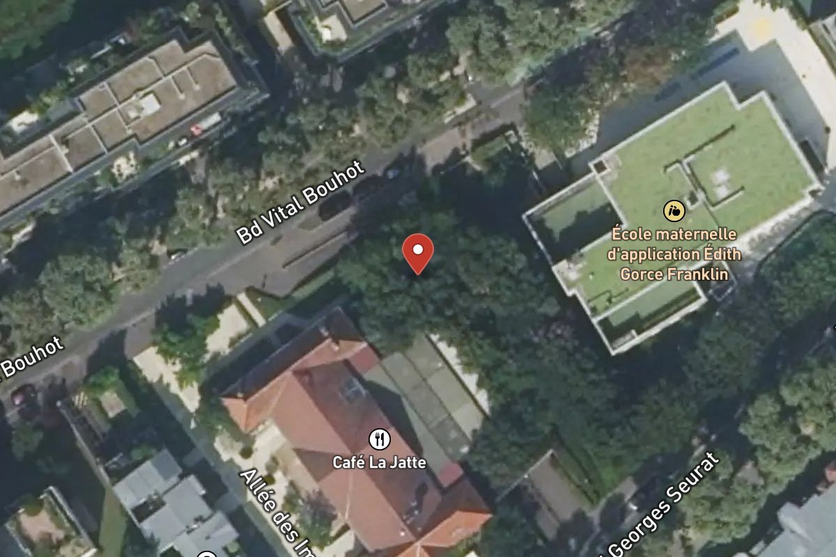 Vue satellite — 64 Boulevard Vital Bouhot