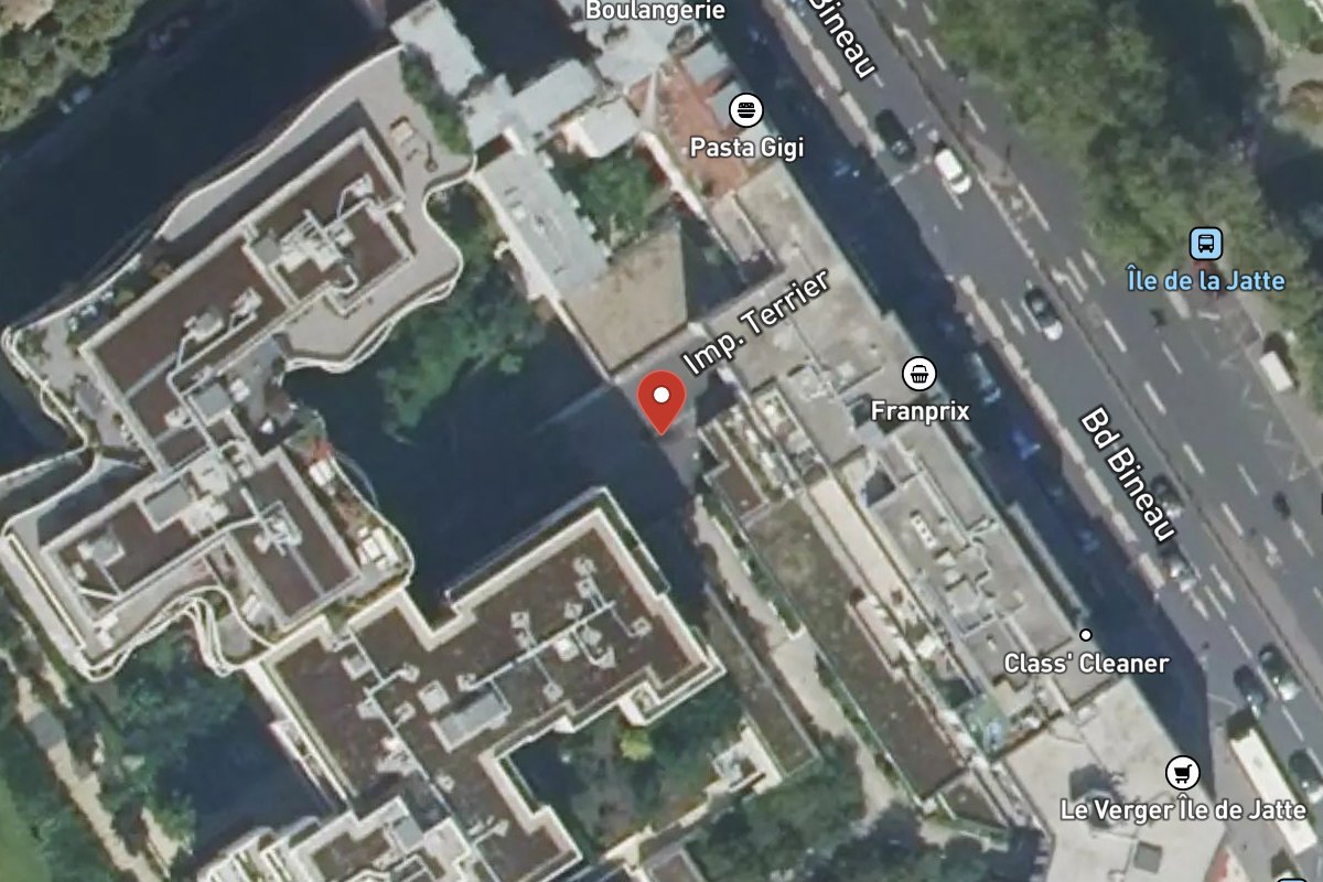 Vue satellite — 1BIS Impasse Terrier