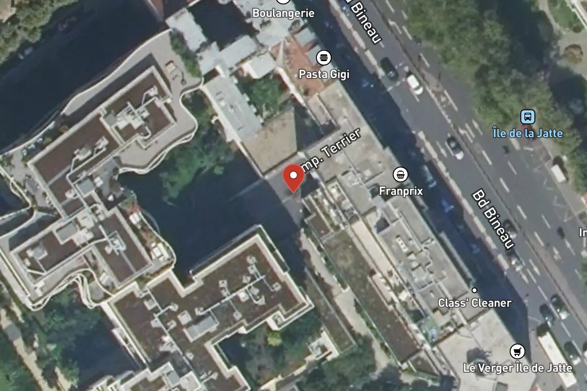 Vue satellite — 1 Impasse Terrier